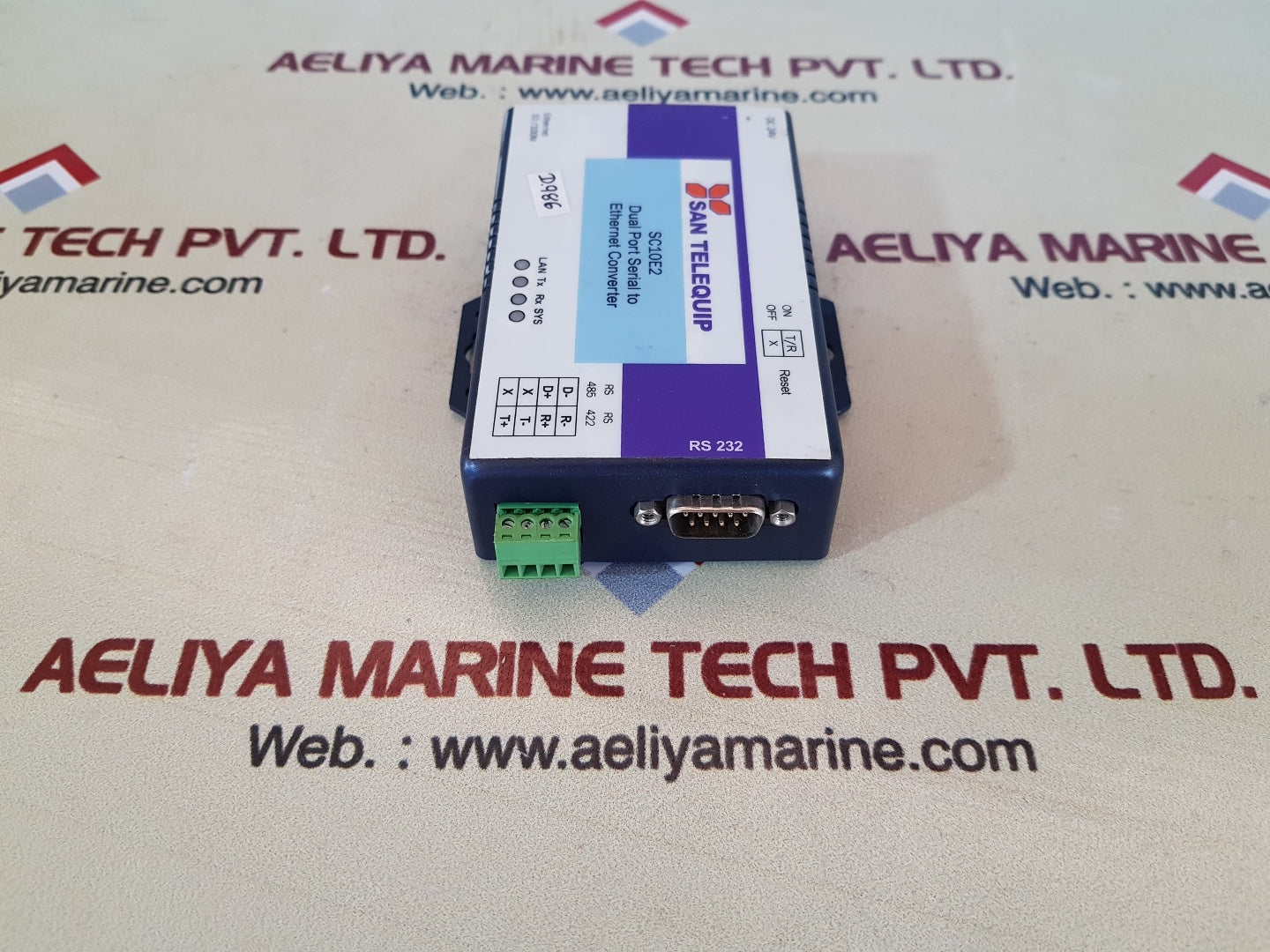 San telequip sc10e2 ethernet converter