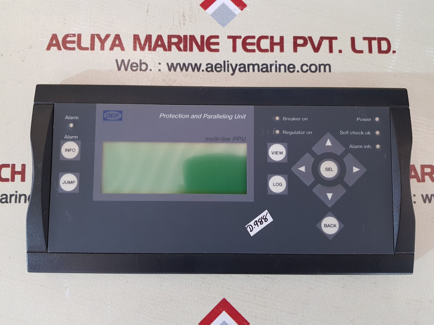 Deif ppu/2/gs protection and paralleling unit