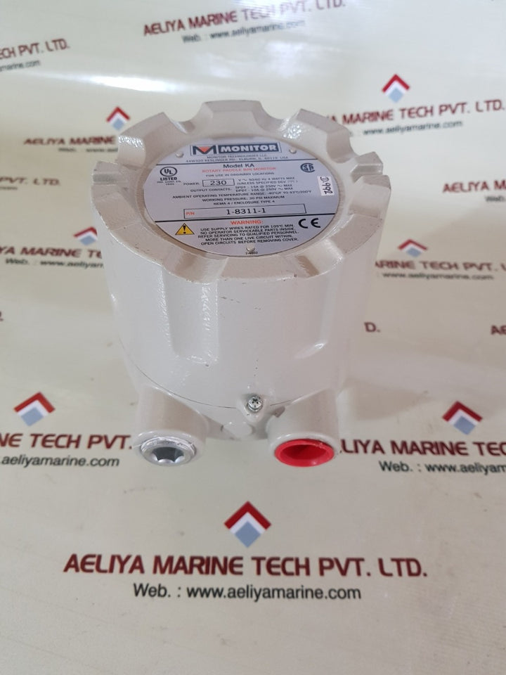 Monitor ka rotary paddle bin monitor 1-8311-1 230v 4w
