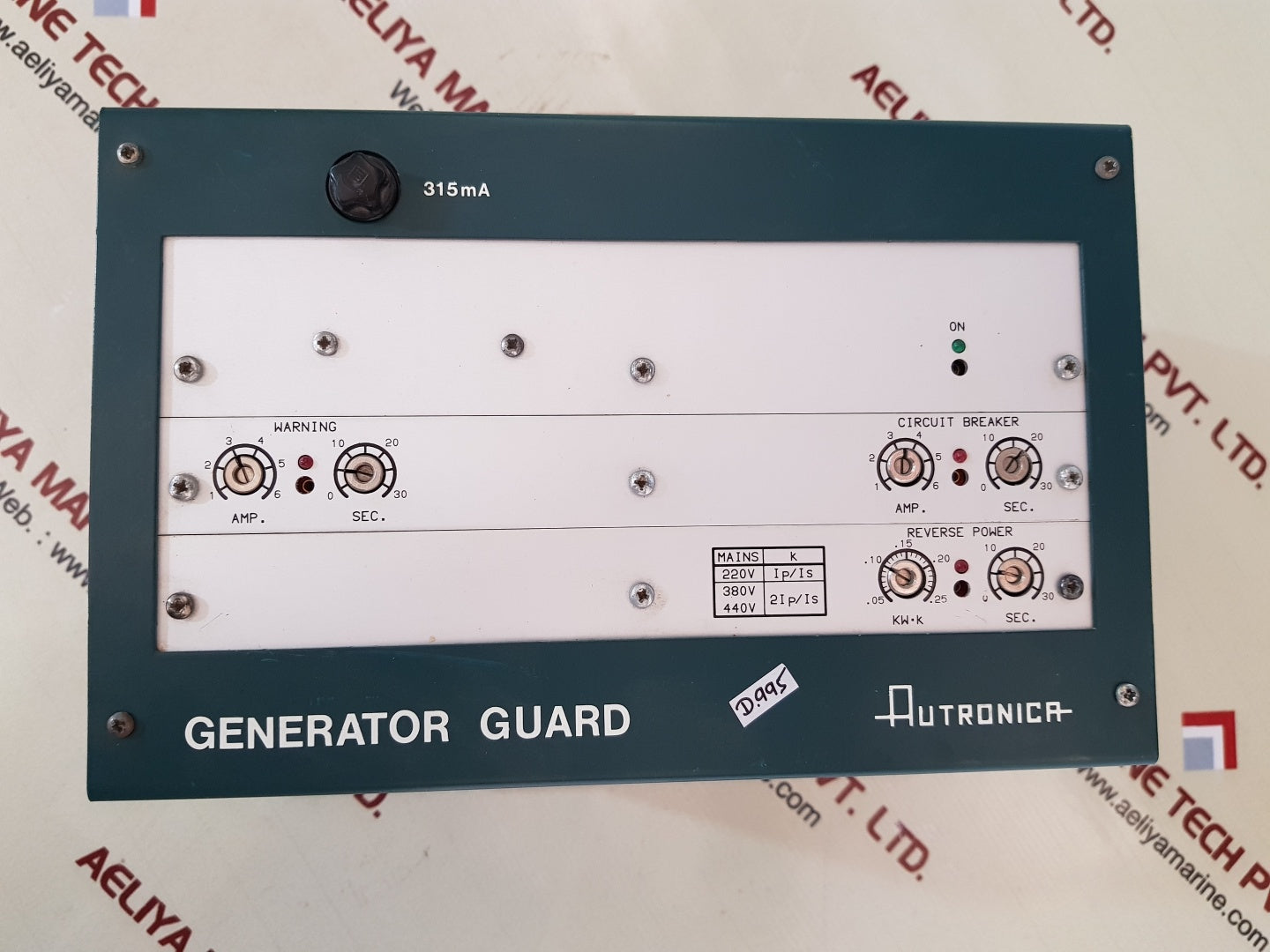 Autronica ak-3 5/1 generator guard
