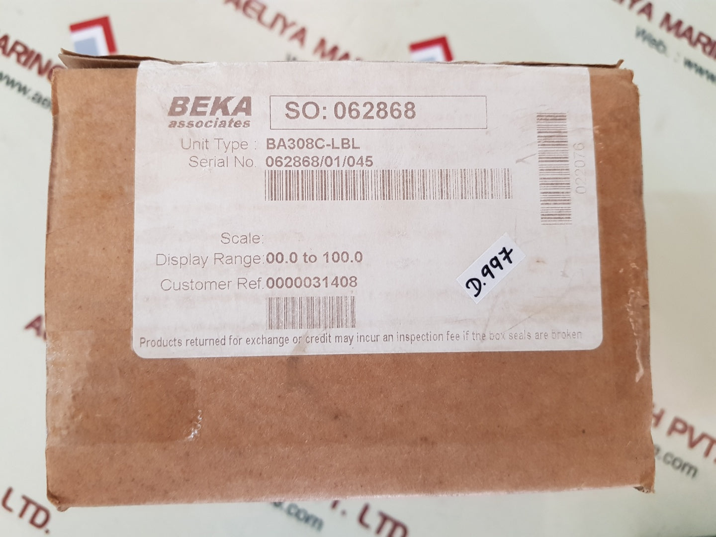 Beka Associates Ba308C 3 1/2 Digit Indicator