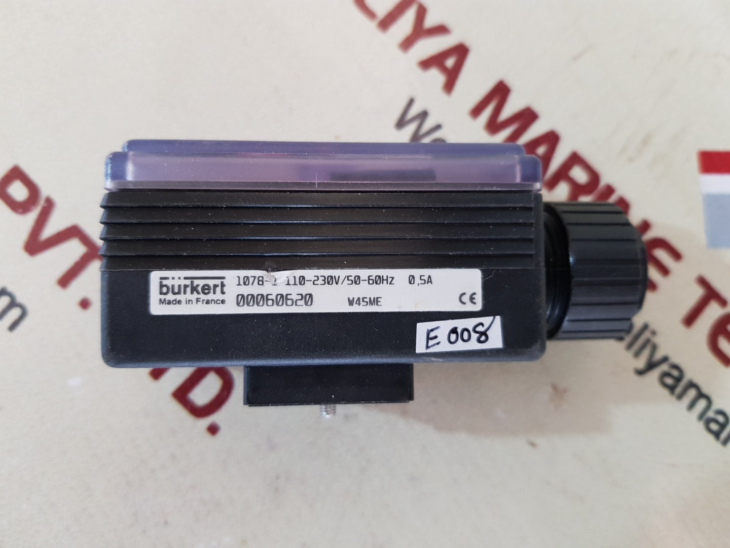 Burkert 1078-1 electronic valve timer 110-230v/50-60hz