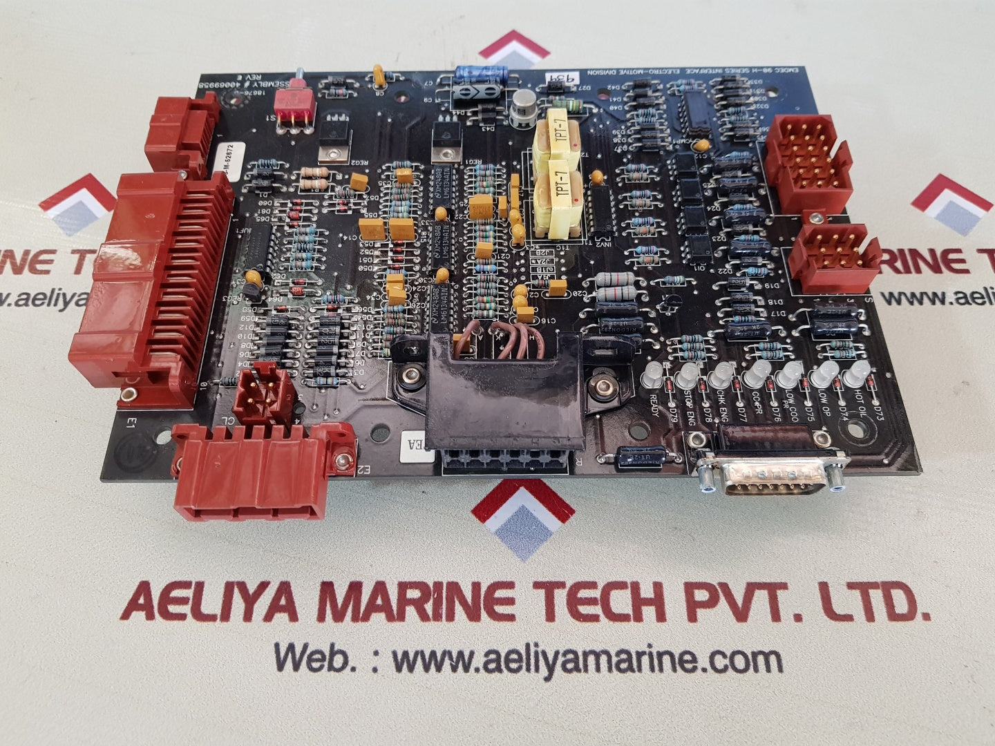 Electro-motive Emdec 90-h series interface pcb card 40069958 rev.E