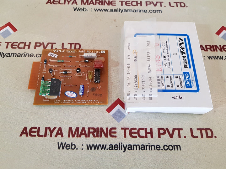 Daihen otc e748g printed circuit board