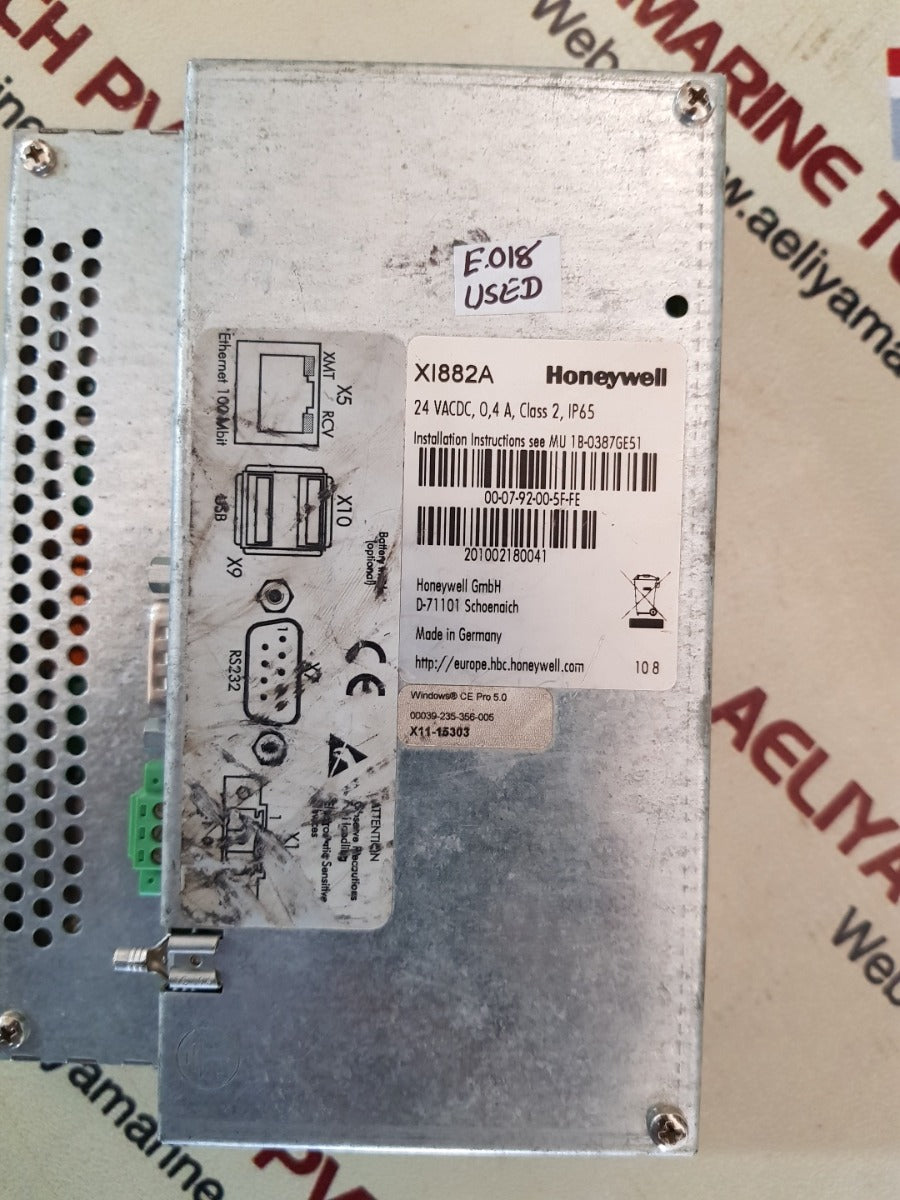 Honeywell xi882a excel touch operator interface