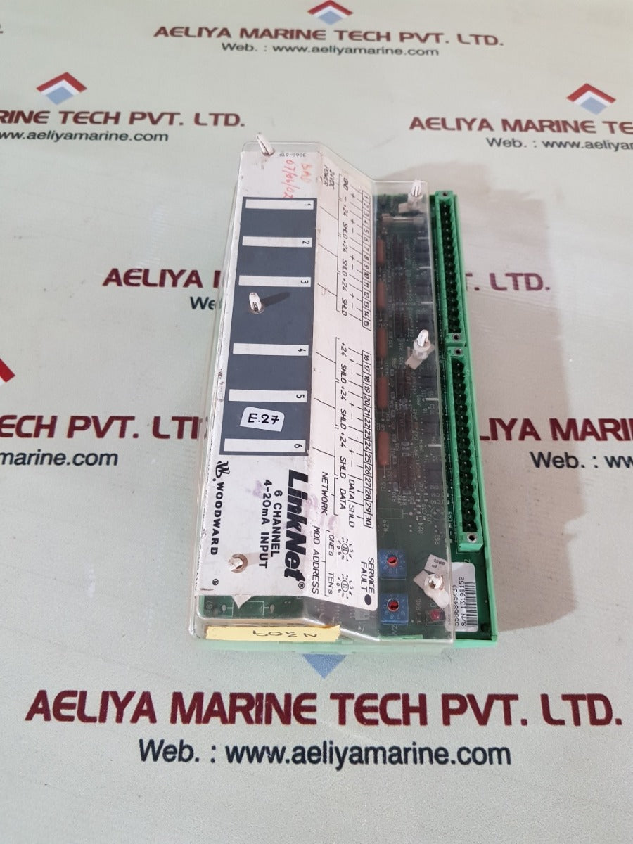 Woodward 9905-969 rev.k input module 6 channel