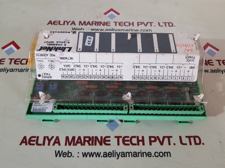 Woodward 9905-969 rev.k input module 6 channel