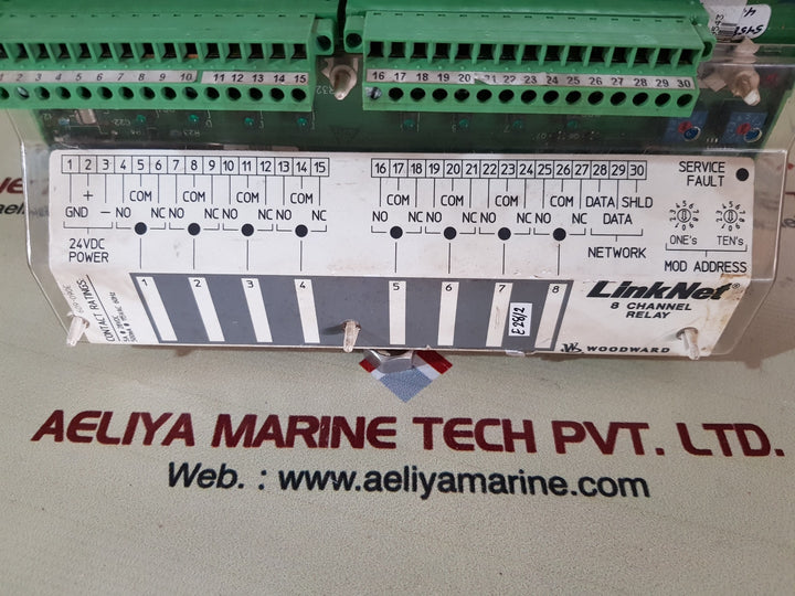 Woodward 9905-973 rev.k 8 channel relay