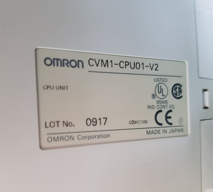 Omron cvm1-cpu01-v2 cpu unit