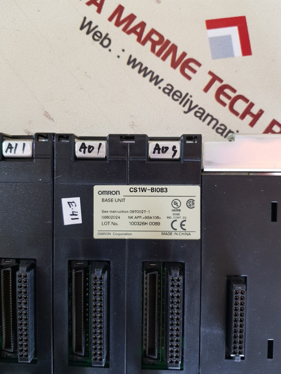 Omron cs1w-bio83 base unit