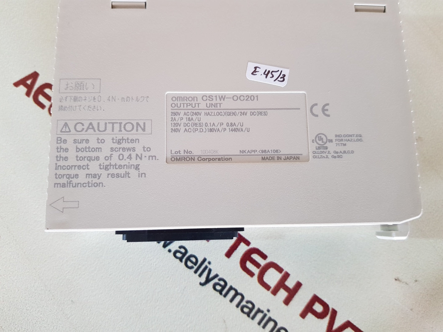 Omron cs1w-oc201 output unit