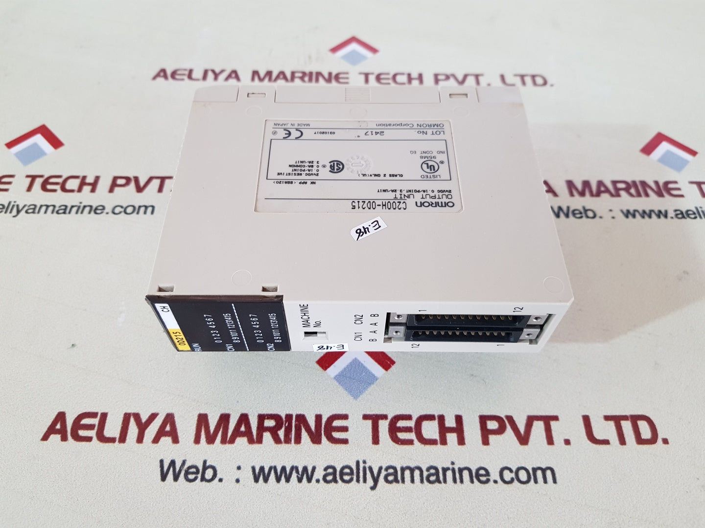 Omron c200h-0d215 output unit 24vdc 0.1a/point,3.2a/unit