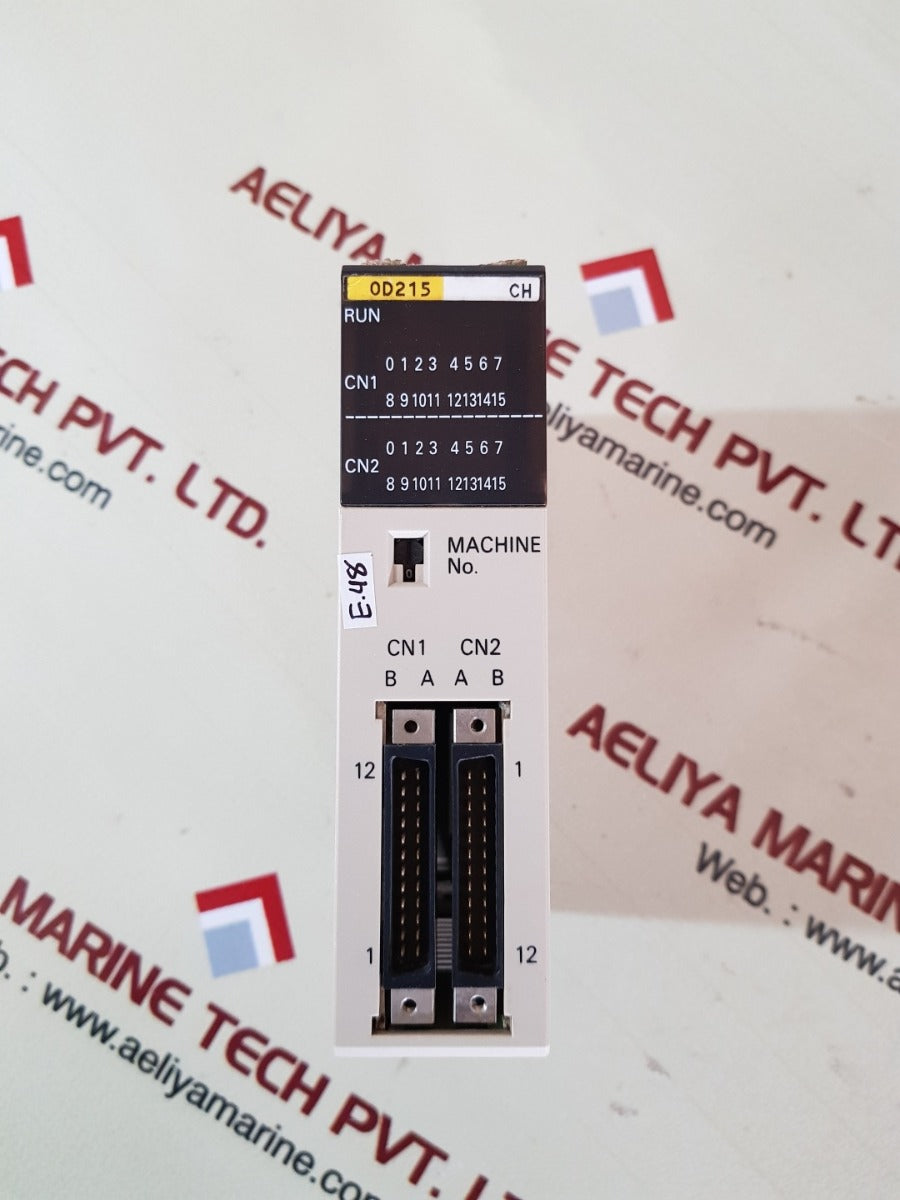 Omron c200h-0d215 output unit 24vdc 0.1a/point,3.2a/unit