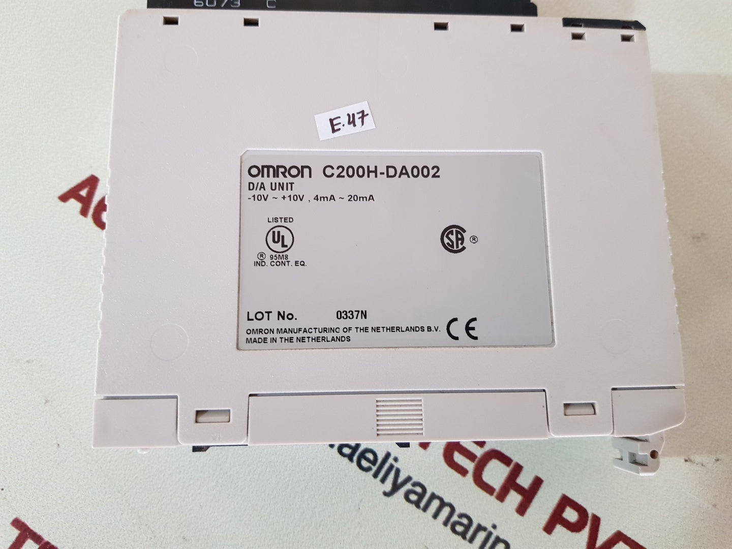 Omron c200h-da002 d/a unit 4ma 20ma
