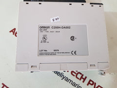 Omron c200h-da002 d/a unit 4ma 20ma
