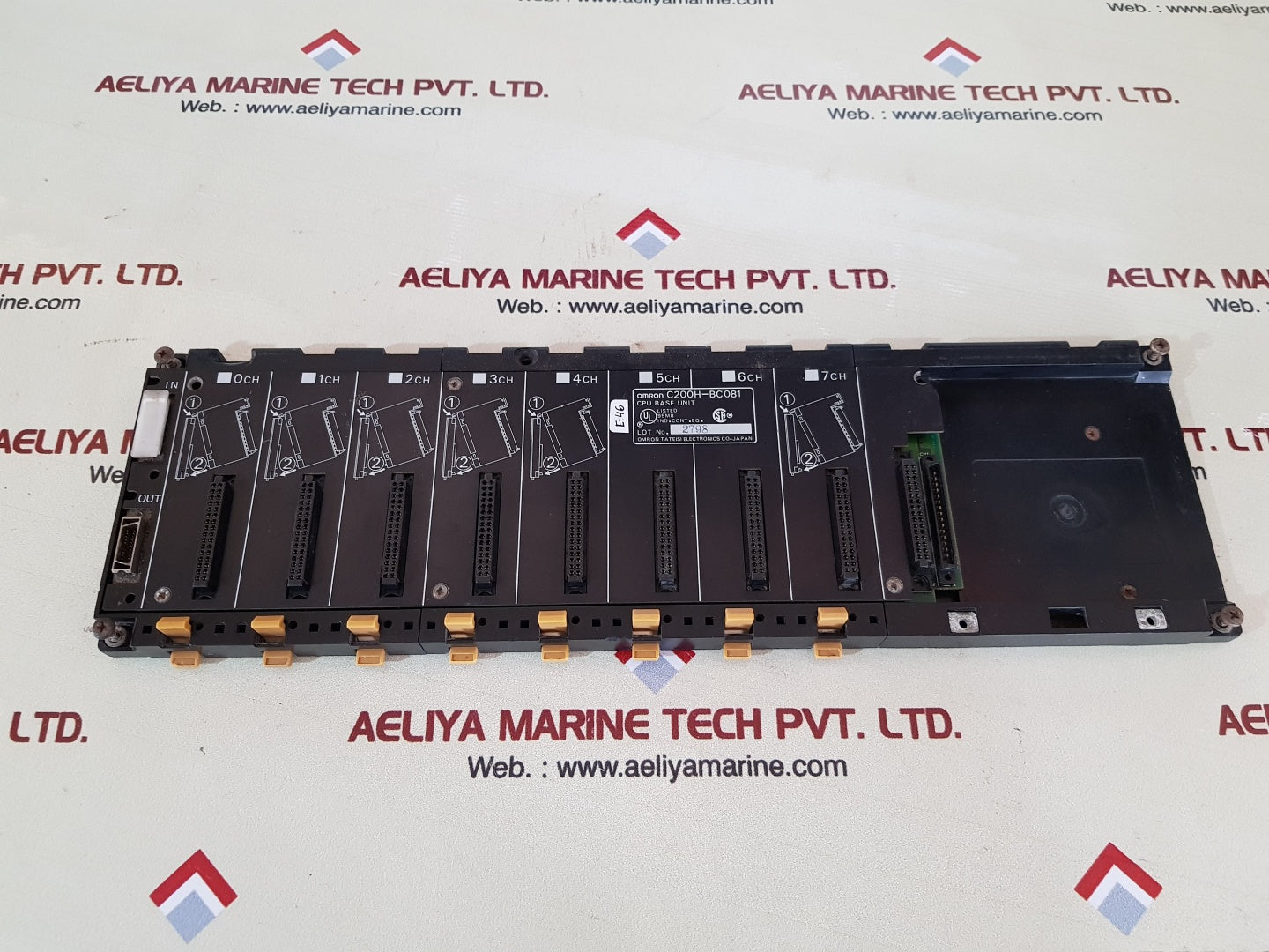 Omron c200h-bc081 cpu base unit