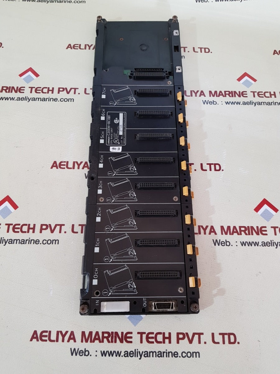 Omron c200h-bc081 cpu base unit