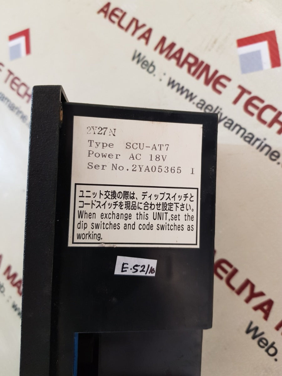 Jrcs scu-at7 starter control unit 2y27 n