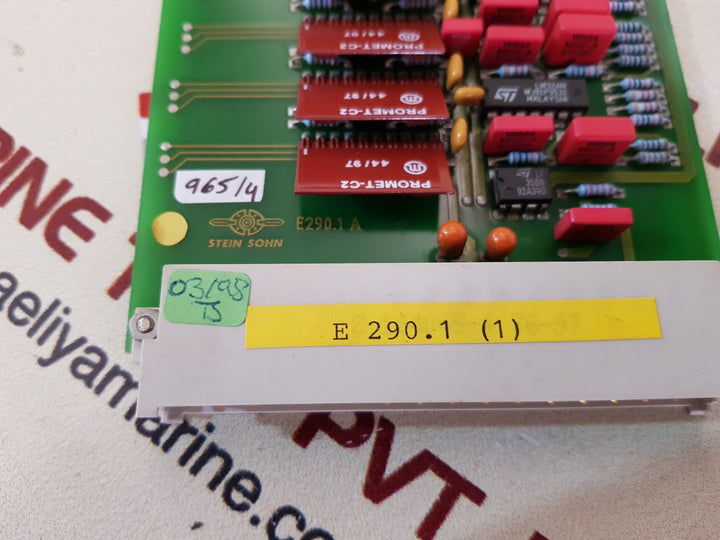H.M. Stein sohn e 290.1 (1) pcb card
