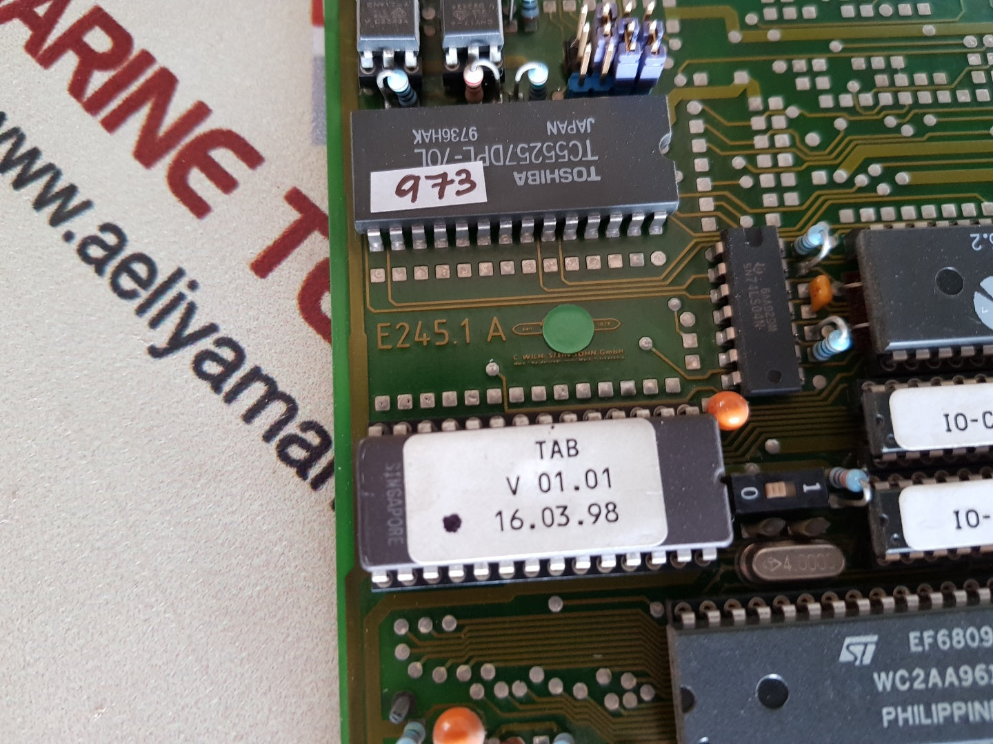 H.M.Stein sohn e 245.1 (8) pcb card