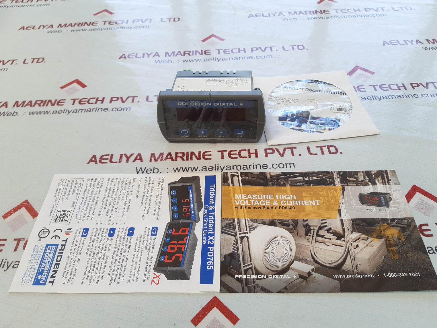 Precision digital pd765-6r0-00 trident process & temp meter