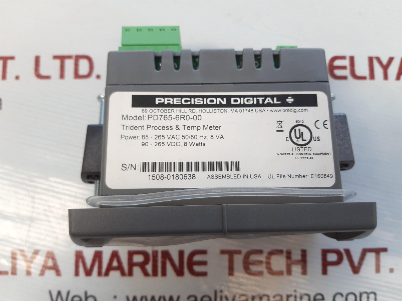 Precision digital pd765-6r0-00 trident process & temp meter