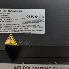 Vartech systems vtpc170p lcd display