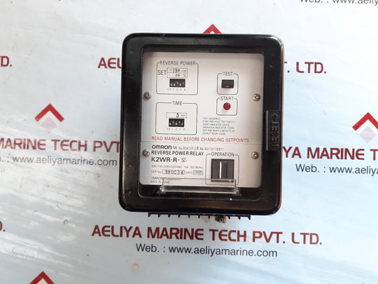 Omron k2wr-r-s5 reverse power relay 100/110/200/220vac 5a 50/60hz