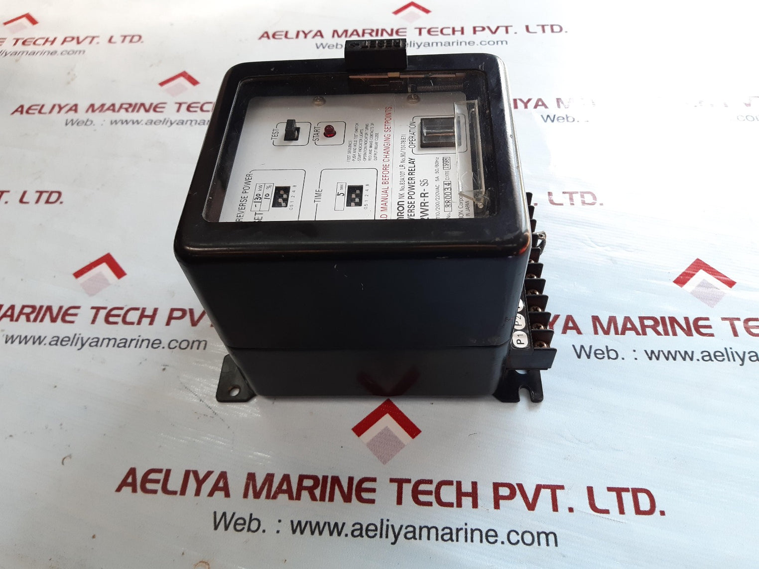 Omron k2wr-r-s5 reverse power relay 100/110/200/220vac 5a 50/60hz