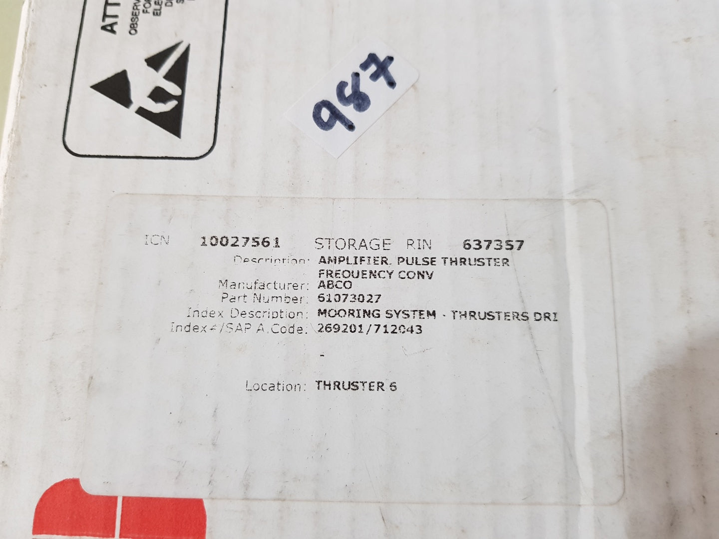 ABB sadt41pau pcb card 61073027c