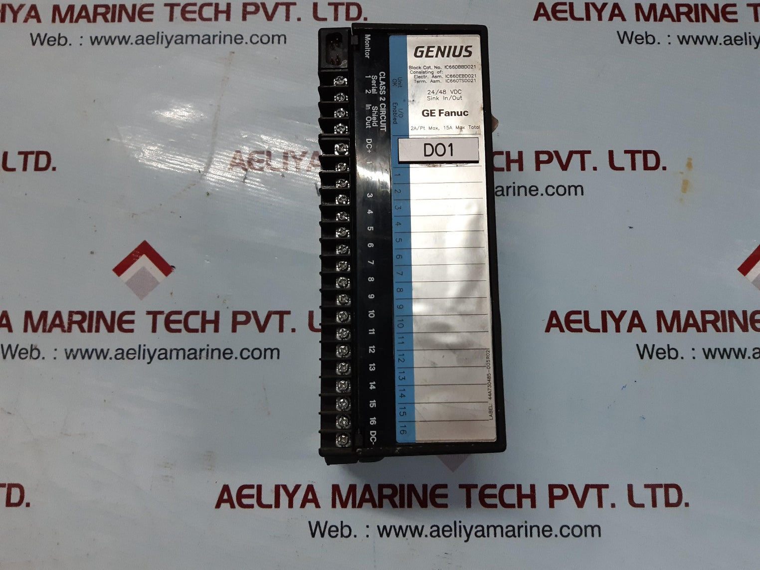 Ge fanuc ic660bbd021 genius module