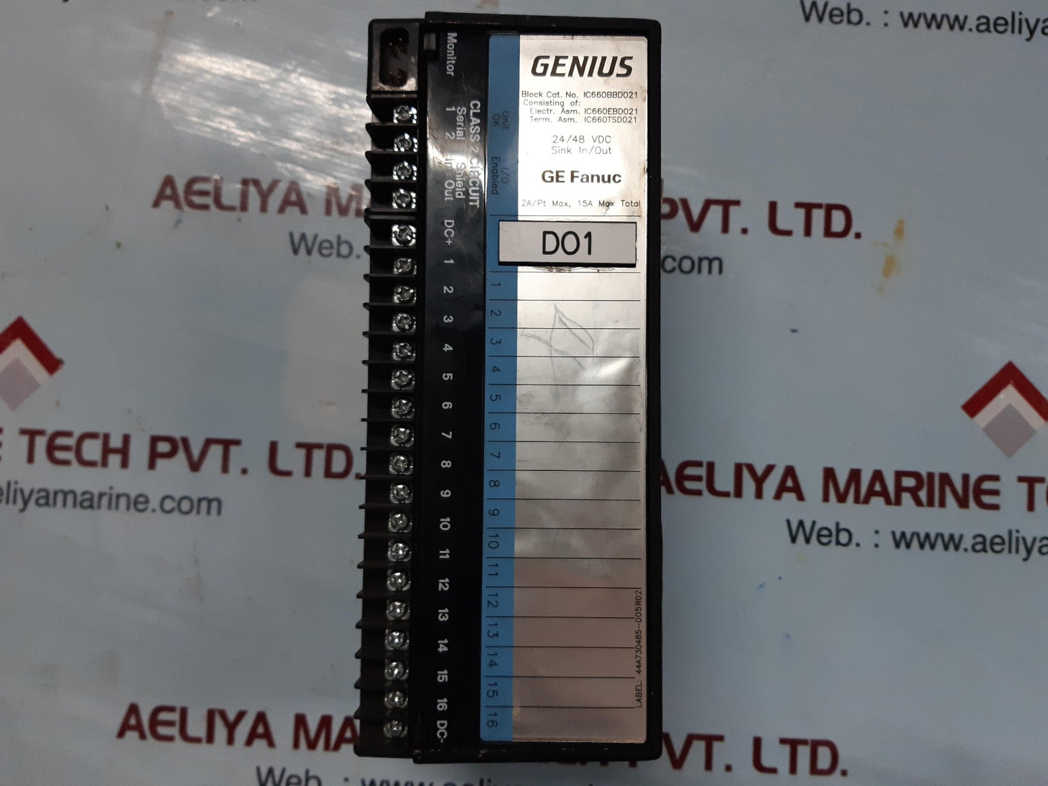 Ge fanuc ic660bbd021 genius module