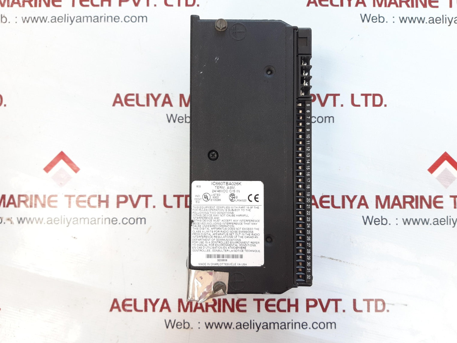 Ge fanuc ic660bba026 analog input block