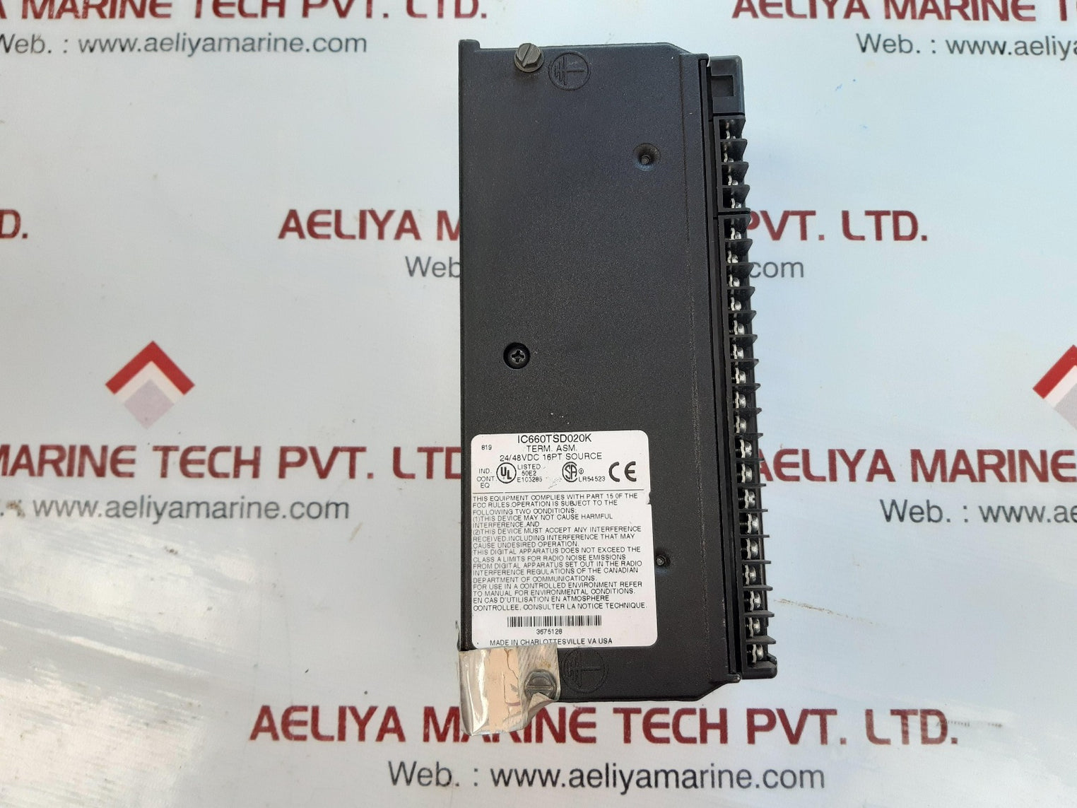 Ge fanuc ic660bbd020 genius 24/48 vdc source in/out module