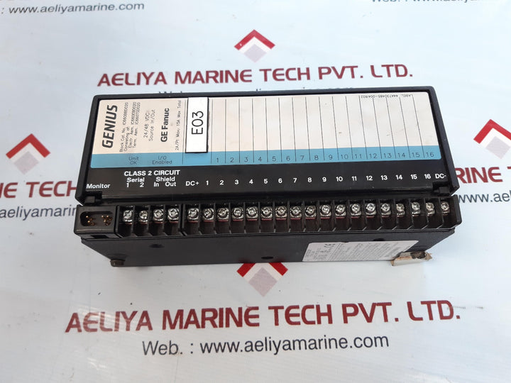 Ge fanuc ic660bbd020 genius 24/48 vdc source in/out module