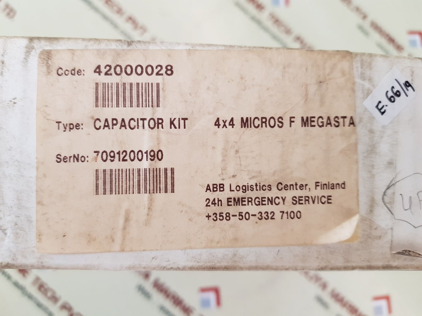 Tpc fpx86x0405j capacitor kit
