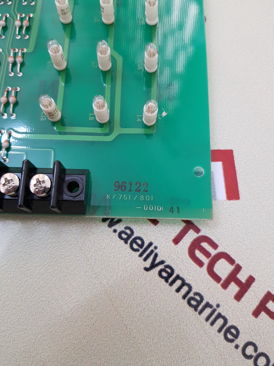 Terasaki ery-2112 pcb card k/751/801-001d 