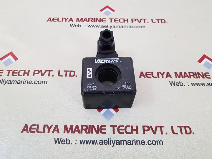 Vickers 617475 solenoid coil 110vac 50hz ip65