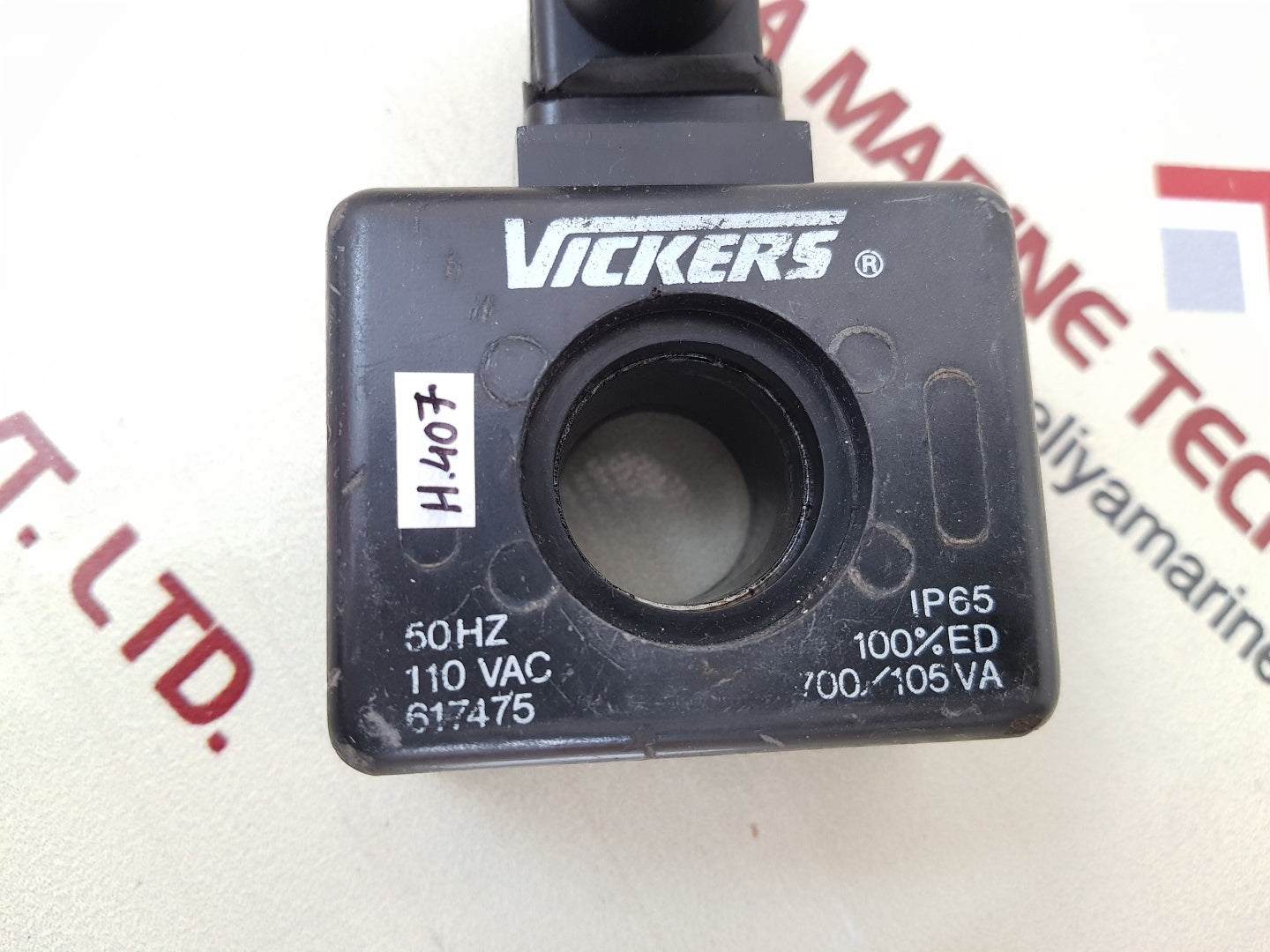 Vickers 617475 solenoid coil 110vac 50hz ip65