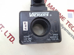 Vickers 617475 solenoid coil 110vac 50hz ip65