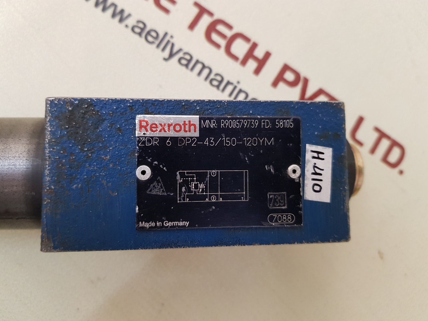 Rexroth zdr 6 dp2-43/150-120ym r900579739 hydraulic pressure control valve
