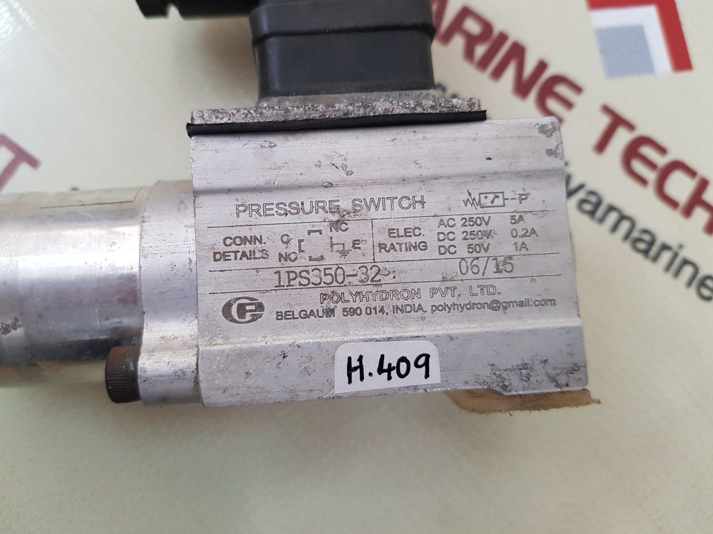 Polyhydron 1ps350-32 pressure switch