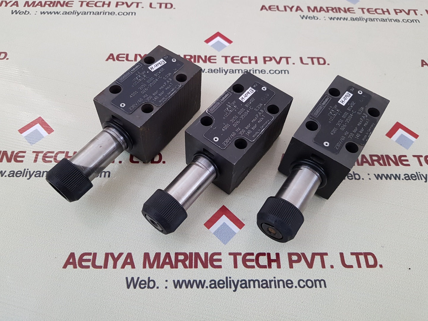 Denison hydraulics 4d01 3151 0101 b1w02 solenoid valve 026-35104-c