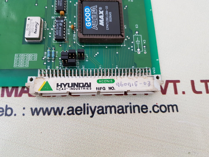 Hyundai hhi comm 960527 pr com pcb card