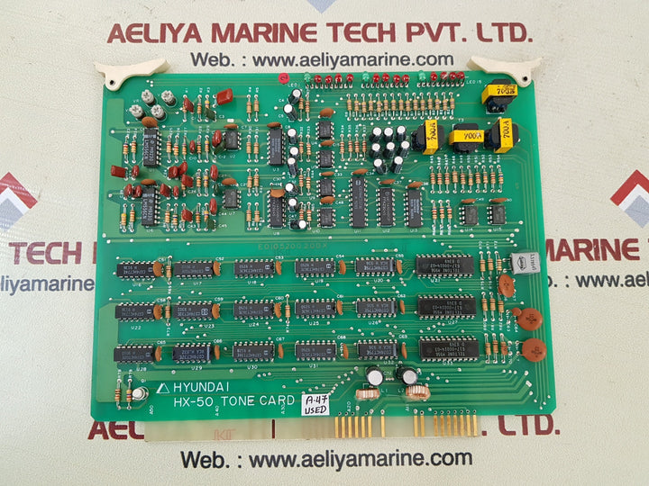Hyundai hx-50 tone card