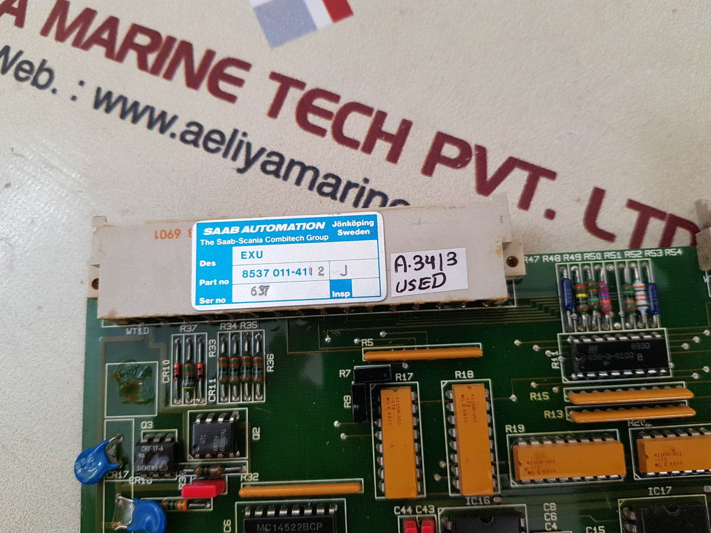 Saab stalectronic 2000 1891 705 pcb card kk 8537 011-412 