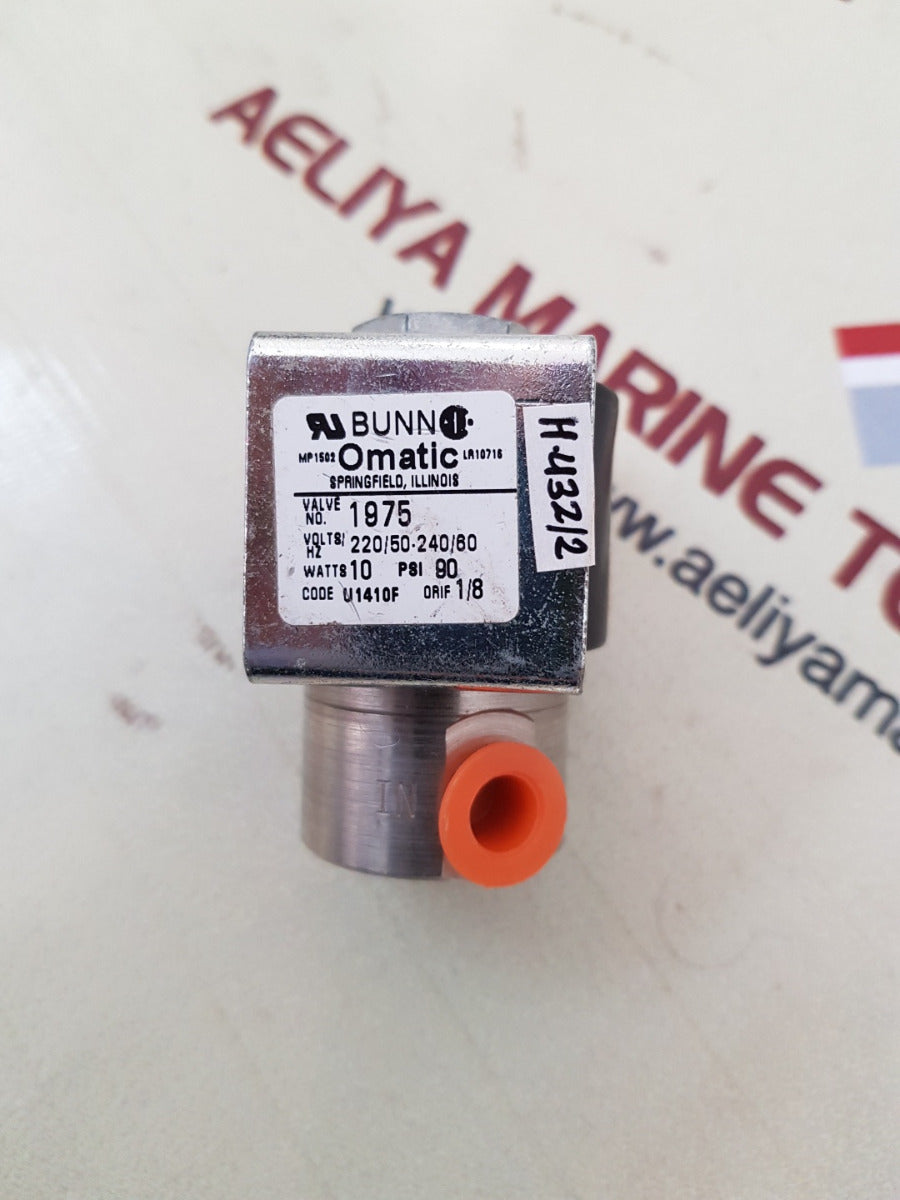 Bunn omatic 1975 solenoid valve 