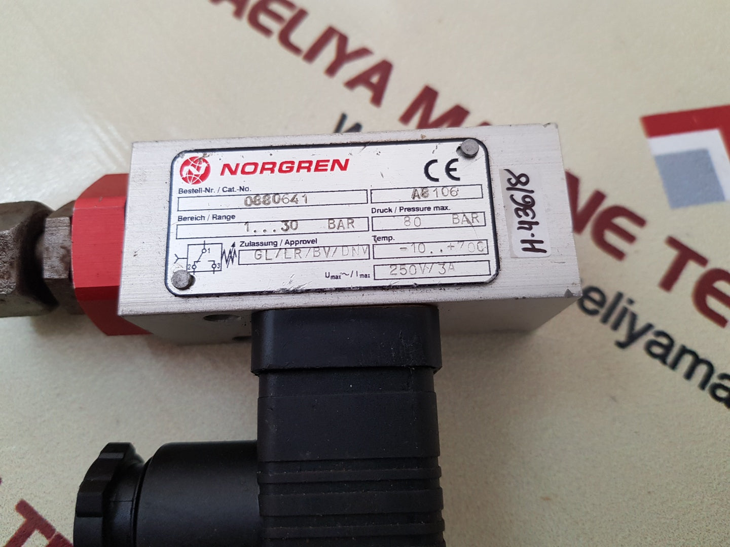 Norgren 0880641  a8106 pressure switch