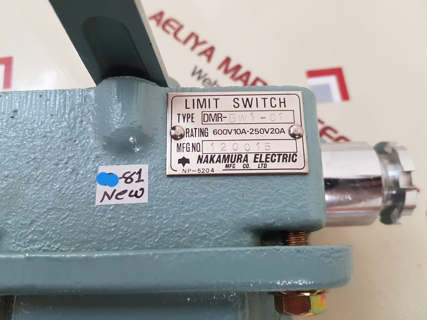 Nakamura dmr-bw1-01 limit switch 600v 10a-250v 20a – Aeliya Marine Tech