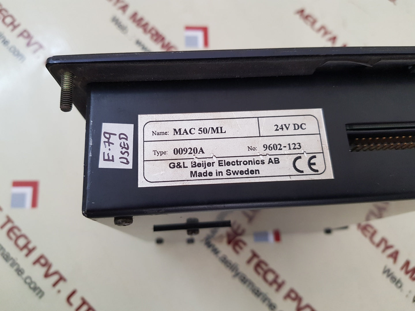 G&l beijer electronics 00920a mac50/ml operator panel